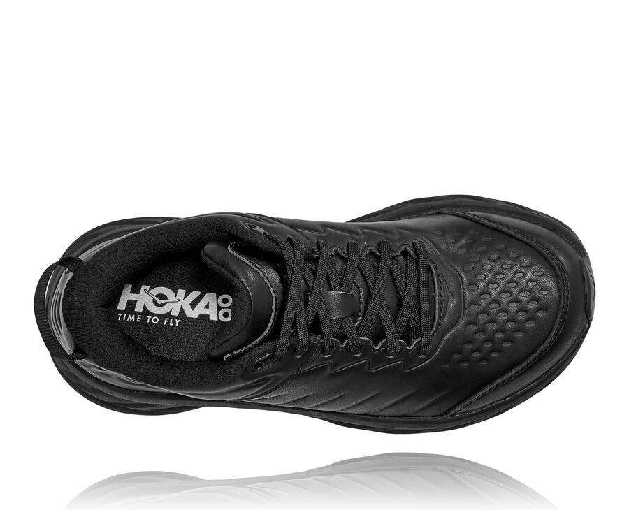 Hoka Australia One One Bondi Sr - Womens Running Shoes Black - JWOBL-8157